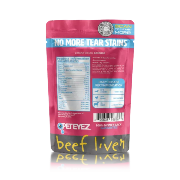 Pet Eyez Vitamin Treats - Beef Liver - Image 2