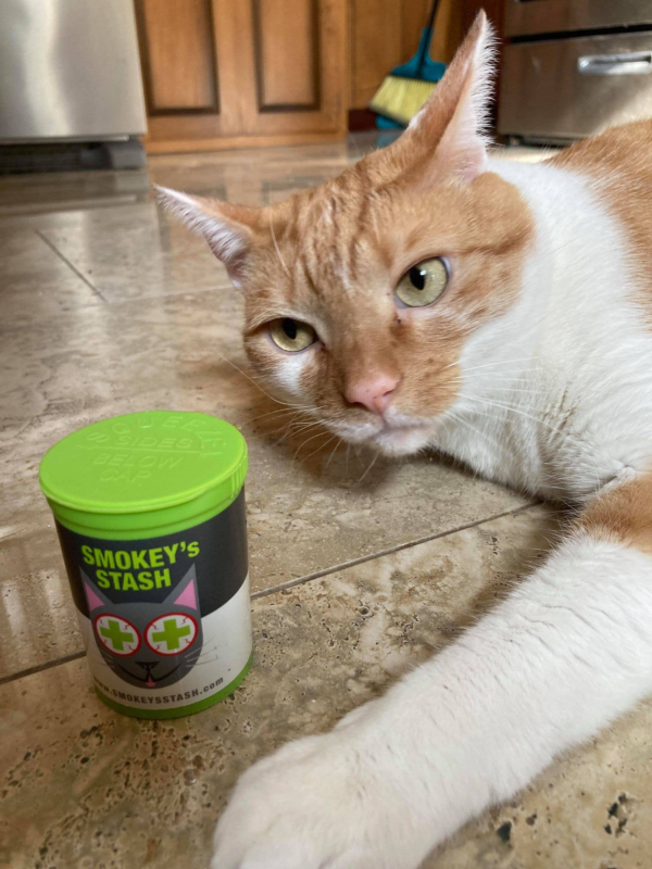 Smokey's Stash Organic Catnip Og Puss Pop Top - Image 2