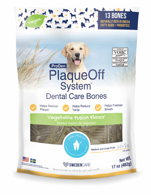 PlaqueOff Dental Bones Vegetable Fusion Flavor